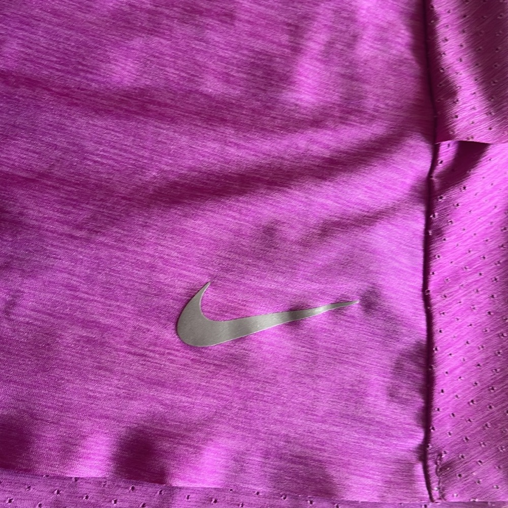 Nike Golf Dri-Fit Skort Skirt Heathered Purple Lightweight Perforated Size XL - Picture 15 of 16